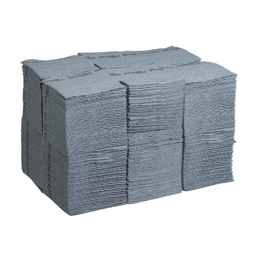 WypAll® ForceMax Industrial Cloths, 7569, 1 box x 480 grey, 1 ply cloths (480 total) - 7569