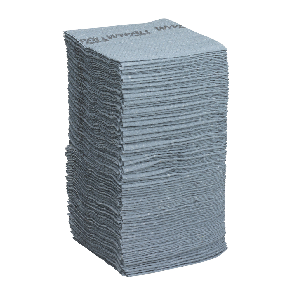 WypAll® ForceMax Industrial Cloths, 7569, 1 box x 480 grey, 1 ply cloths (480 total) - 7569