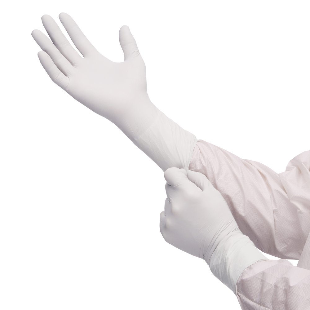 Kimtech™ G3 Sterile White Nitrile Hand Specific Gloves HC61110 - White, 10, 10x20 pairs (400 gloves), length 30.5 cm - HC61110