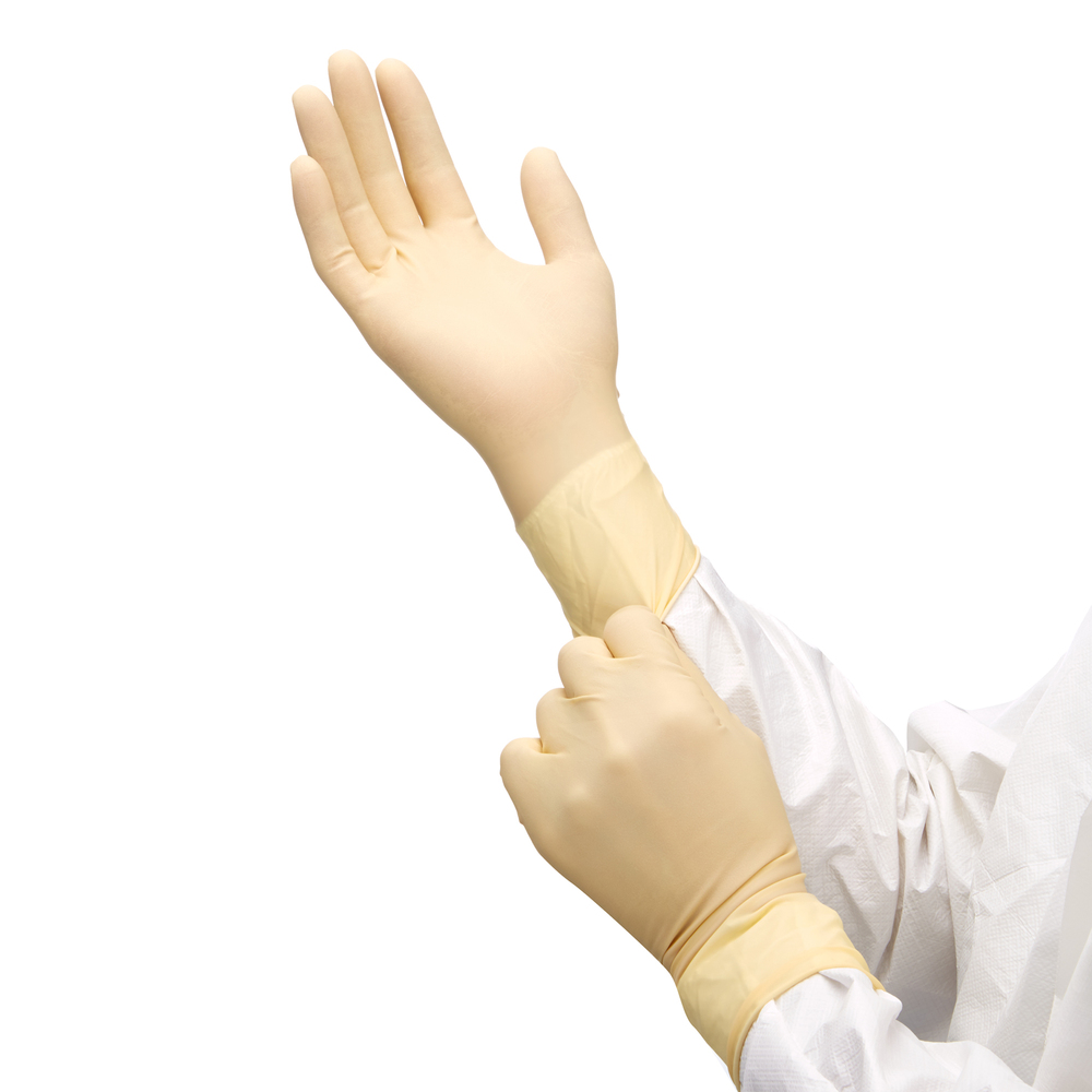 Kimtech™ PFE-Xtra Latex Ambidextrous Gloves 50502M - White,  M,  10x50 (500 gloves) - 50502