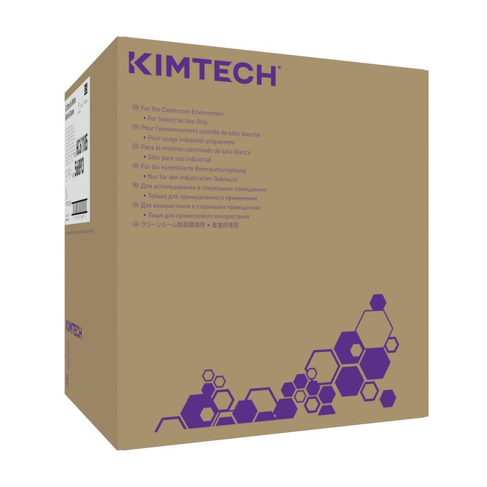 Kimtech™ G3 Sterile White Nitrile Hand Specific Gloves HC61185 - White, 8.5, 10x20 pairs (400 gloves), length 30.5 cm - HC61185