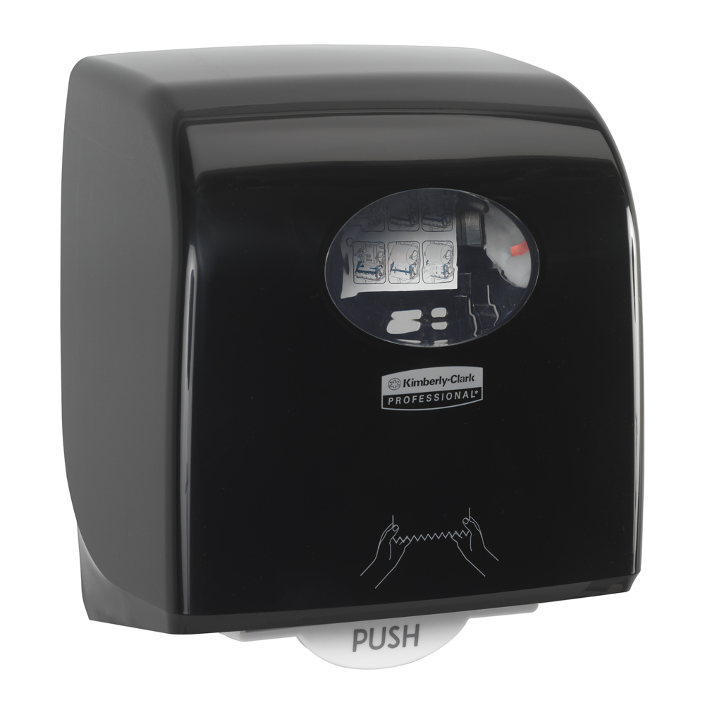 Aquarius™ Slimroll™ Rolled Hand Towel Dispenser 7956 - Black - 7956