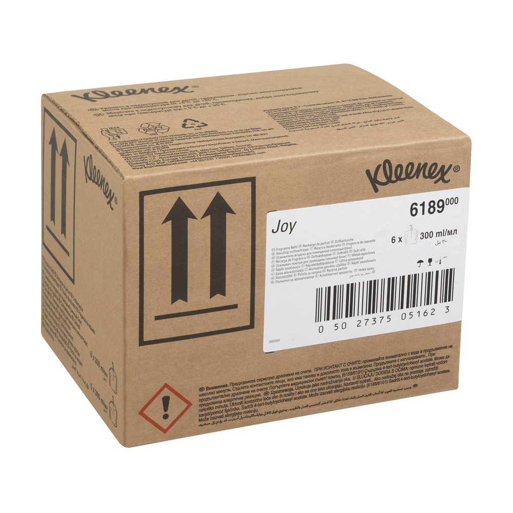 Kleenex® Botanics Aircare Fragrance Joy Refill 6189, clear, 6x300ml (1,800ml total) - 6189