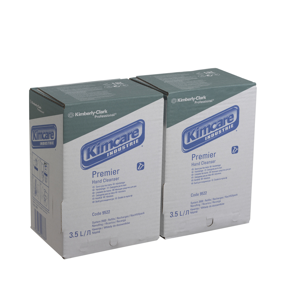 Kimcare™ Industrie Premier Hand Cleanser 9522, Green, 2x3.5 Ltr (7 Ltr total) - 9522
