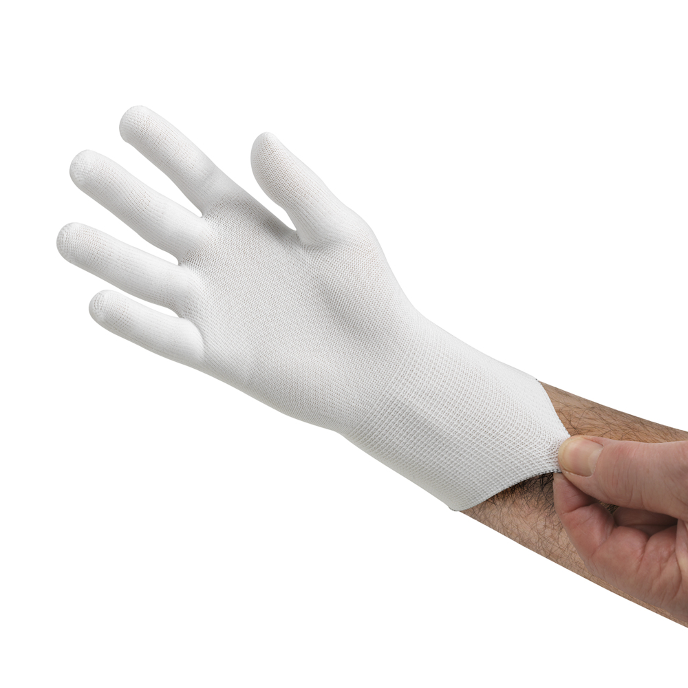 KleenGuard® G35 Nylon Ambidextrous Gloves 38716 - White, XS, 10x24 (240 gloves) - 38716