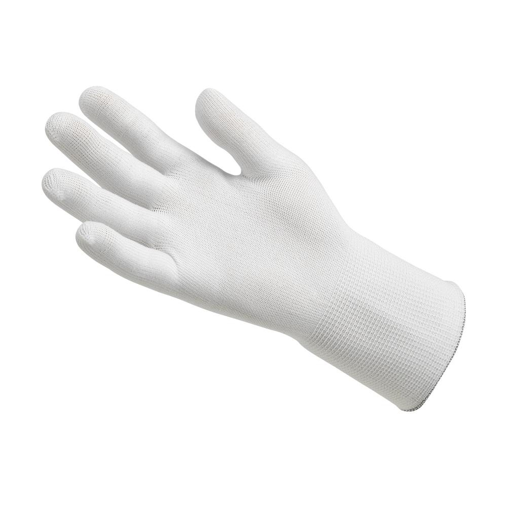 KleenGuard® G35 Nylon Ambidextrous Gloves 38719 - White, L, 10x24 (240 gloves) - 38719