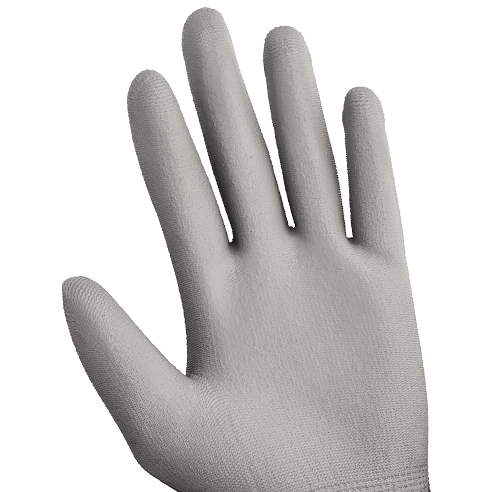 KleenGuard® G40 Polyurethane Coated Hand Specific Gloves 38730 - Grey, 11, 5x12 pairs (120 gloves) - 38730
