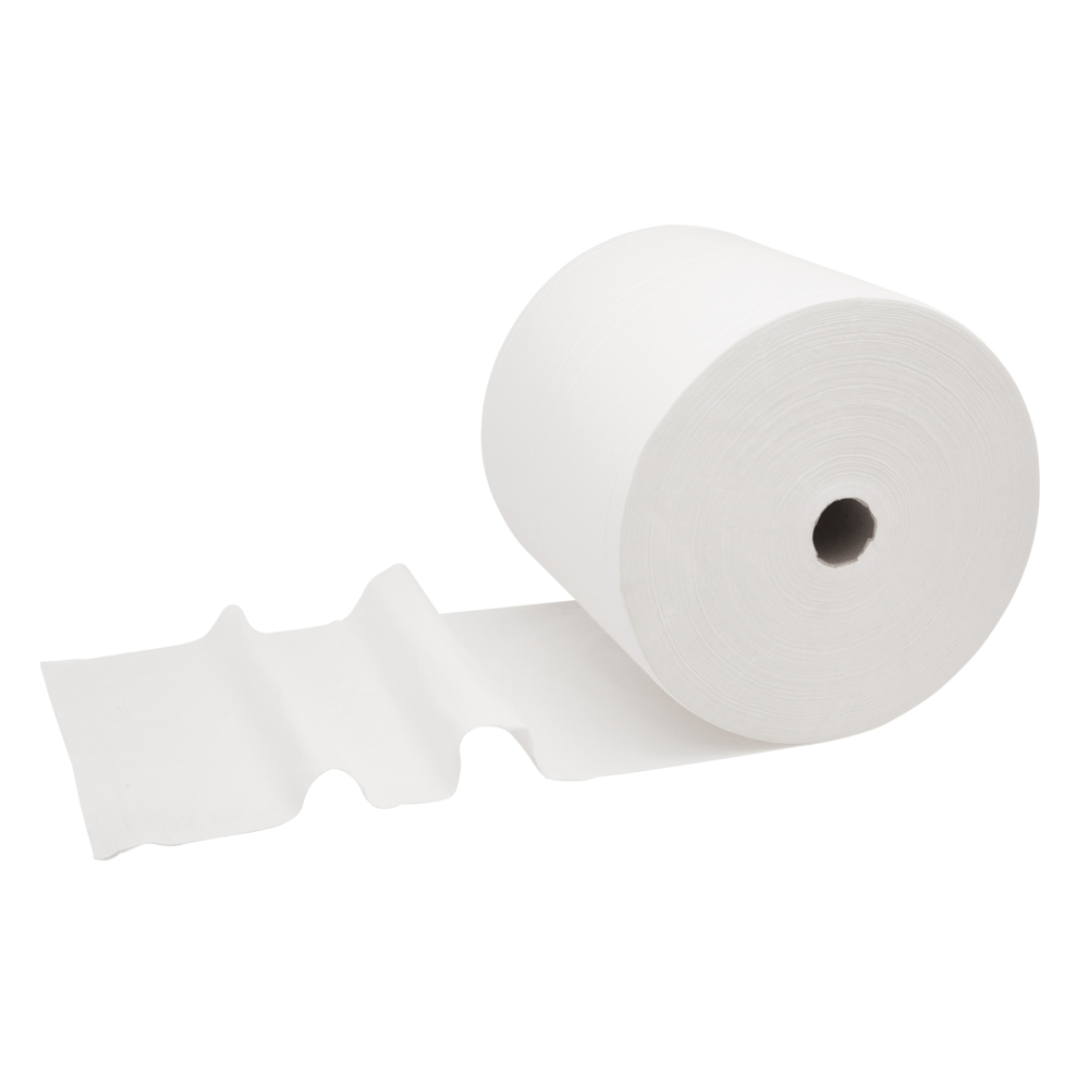 WypAll® Industrial Wiping Paper L30 Jumbo Roll - Extra Wide & Long 7331 - 1 roll x 1,000 sheets, 3 ply, white - 7331