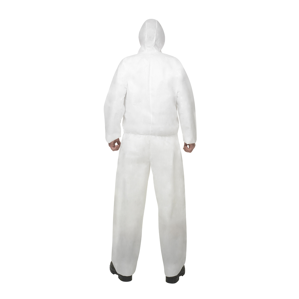 KleenGuard® A20+ Breathable Particle Protection Hooded Coveralls 95180 - White, XL, 1x25 (25 total) - 95180