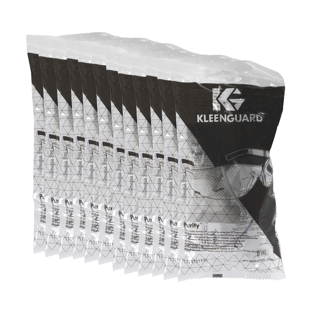 KleenGuard® V20 Purity Anti-Mist Eyewear U25654 - 12 x clear Lens, universal glasses per pack - 25654