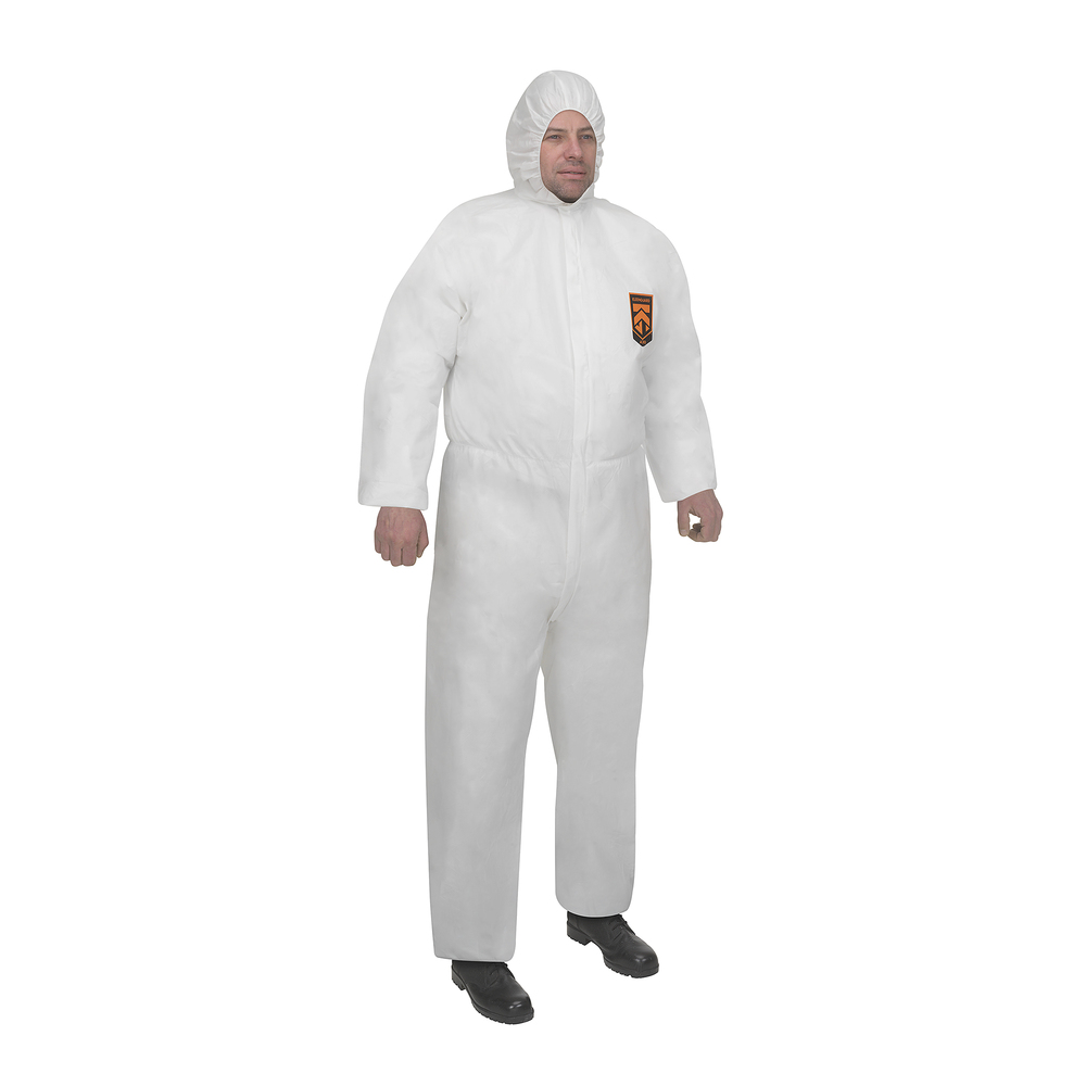 KleenGuard® A30 Liquid & Particle Protection Coveralls 98001 - White, S, 1x25 (25 total) - 98001