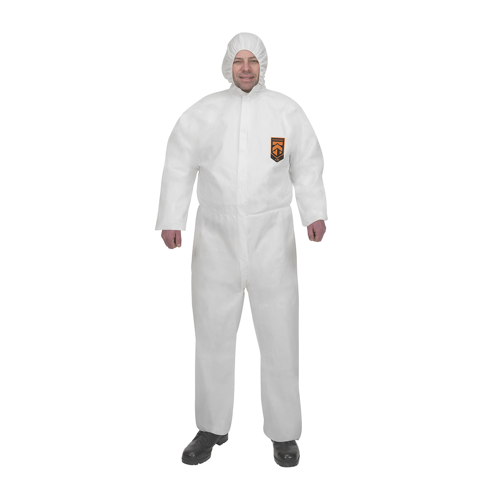 KleenGuard® A30 Liquid & Particle Protection Coveralls 98003 - White, L, 1x25 (25 total) - 98003