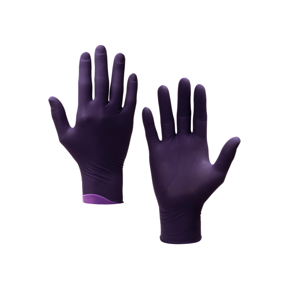 Kimtech™ Prizm™ Multi Layered Neoprene-Nitrile Gloves - 24cm Ambidextrous 99221 - Dark Violet / Dark Magenta / XS - 10 Boxes x 100 Disposable Gloves (1,000 Gloves) - 99221