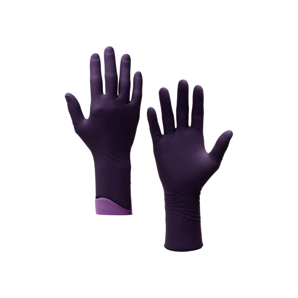 Kimtech™ Prizm™ Xtra™ Multi Layered Neoprene-Nitrile Gloves - 30 cm Ambidextrous 99252 - Dark Violet / Dark Magenta / S - 10 Boxes x 50 Disposable Gloves (500 Gloves) - 99252
