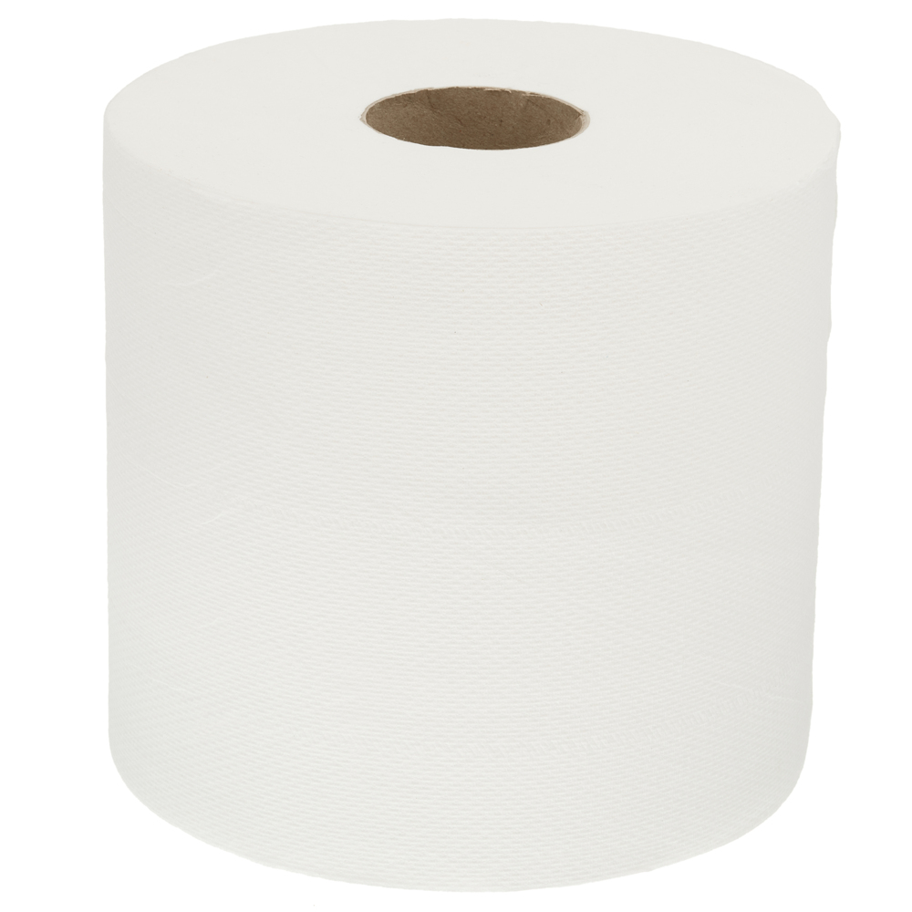 WypAll® Service & Retail Wiping Paper L10 Centrefeed for Roll Control™ Dispenser 7491 - 6 rolls x 400 sheets, 1 ply, white - 7491