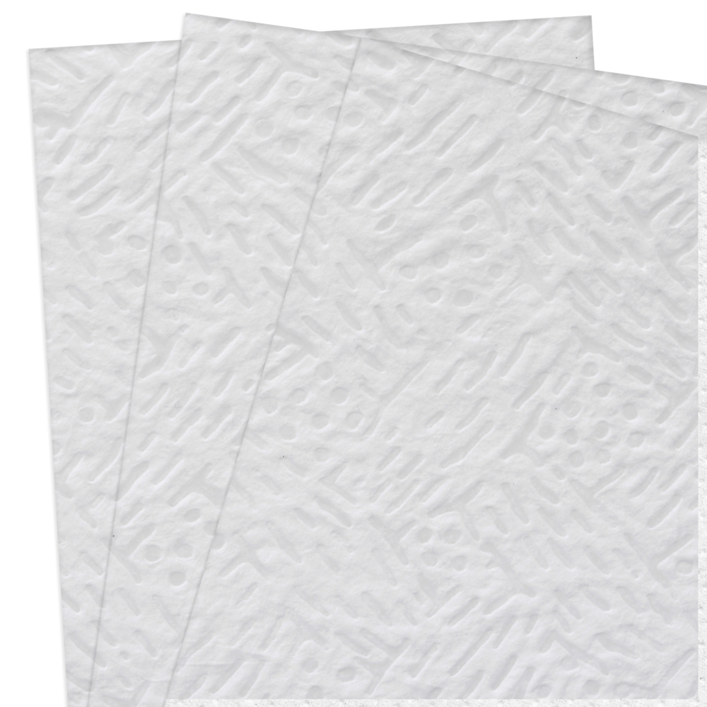 Kimtech® Pure Cleaning Wipers 7624 - 35 quarter-folded, white, 1 ply sheets per bag (pack contains 12 bags) - 7624
