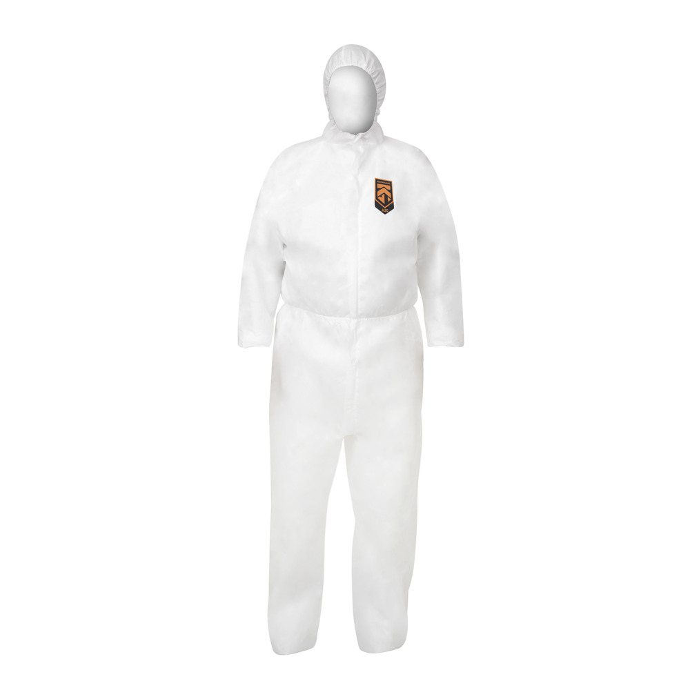 KleenGuard® A50 Breathable Splash & Particle Protection Hooded Coveralls 96860 - White, 3XL, 1x20 (20 total) - 96860