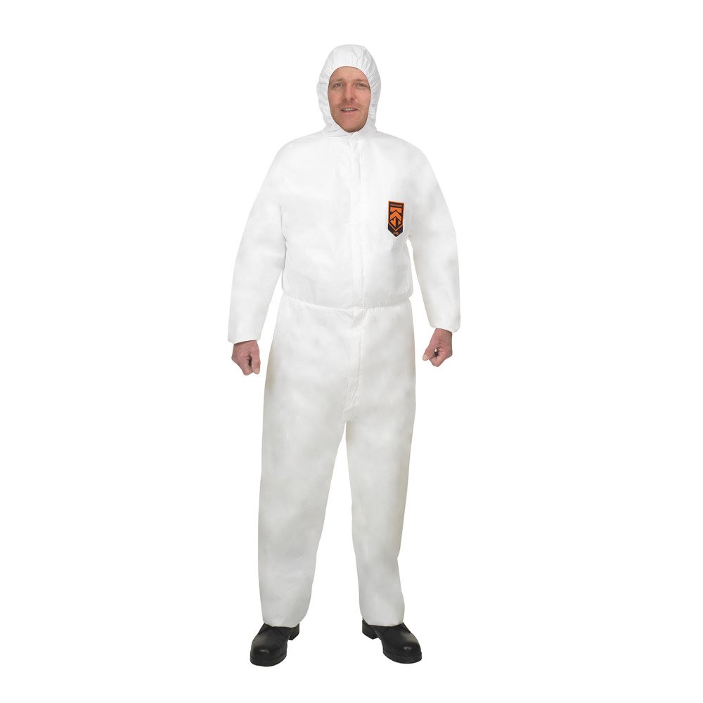 KleenGuard® A40 Liquid & Particle Protection Hooded Coveralls 97940 - White, 2XL, 1x25 (25 total) - 97940