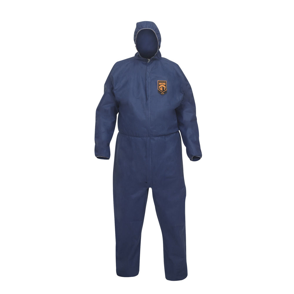 KleenGuard® A50 Breathable Splash & Particle Protection Hooded Coveralls 96870 - Blue, S, 1x25 (25 total) - 96870