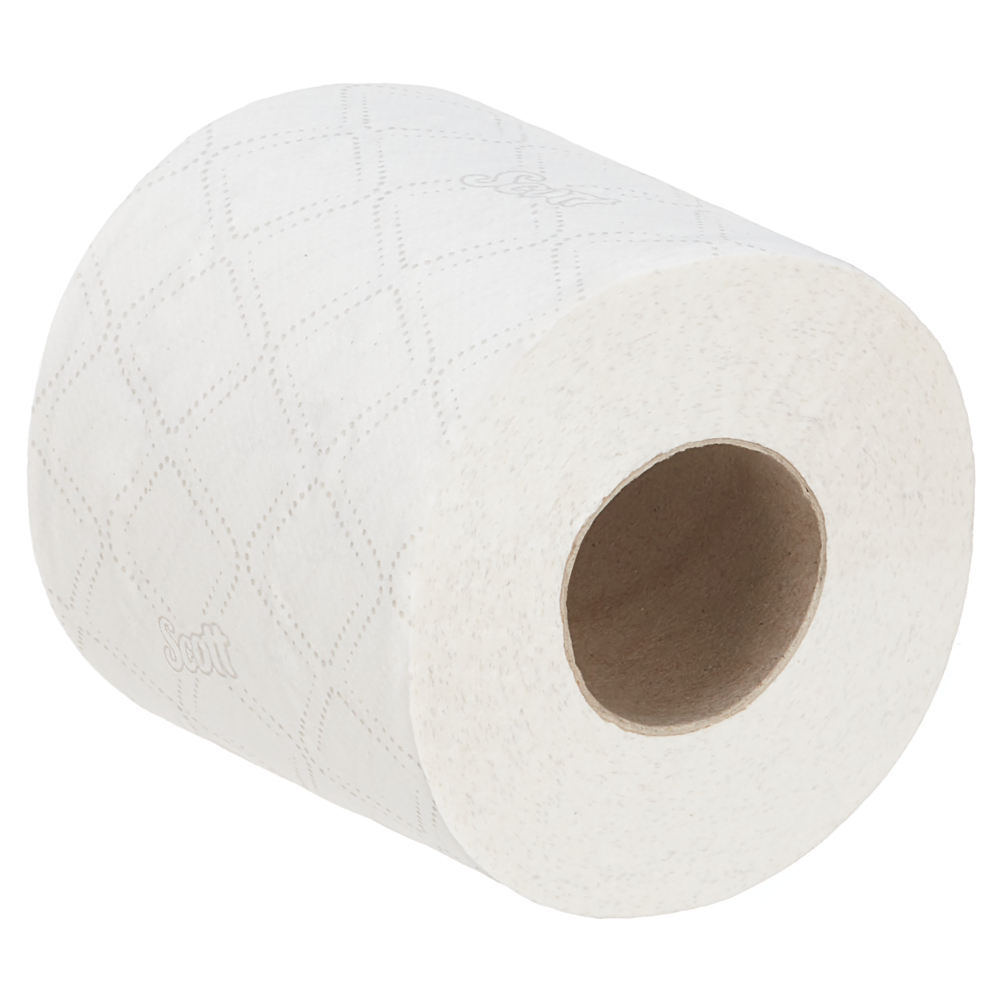 Scott® Essential™ Standard Size Toilet Roll 8538 - 2 Ply Toilet Paper - 36 Rolls x 320 White Toilet Tissue Sheets (11,520 Sheets Total) - 8538