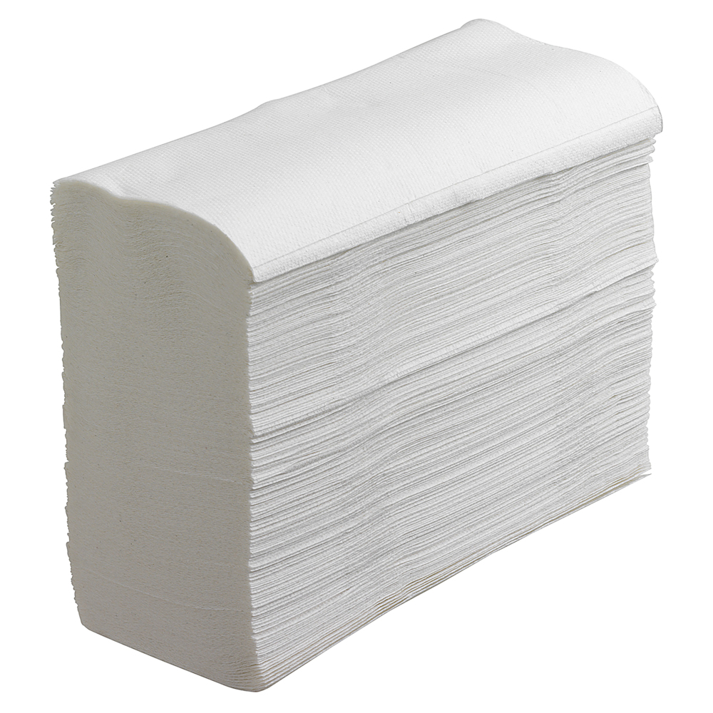 Scott® Multifold Hand Towels 3749 - Folded Paper Hand Towels - 16 Packs x 250 White Paper Towels (4,000 Total) - 3749