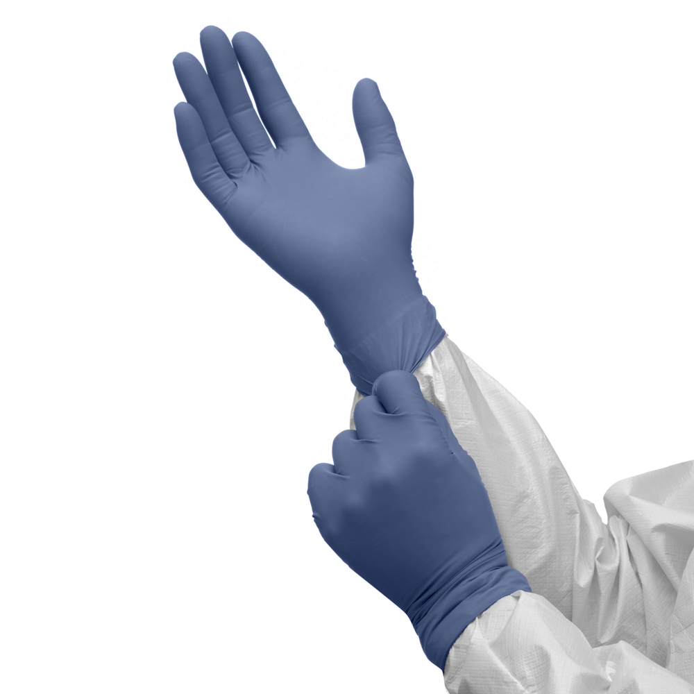 Kimtech™ Opal™ Nitrile Ambidextrous Gloves 62882 - Dark Blue, M, 10x200 (2,000 gloves), length 24 cm - 62882