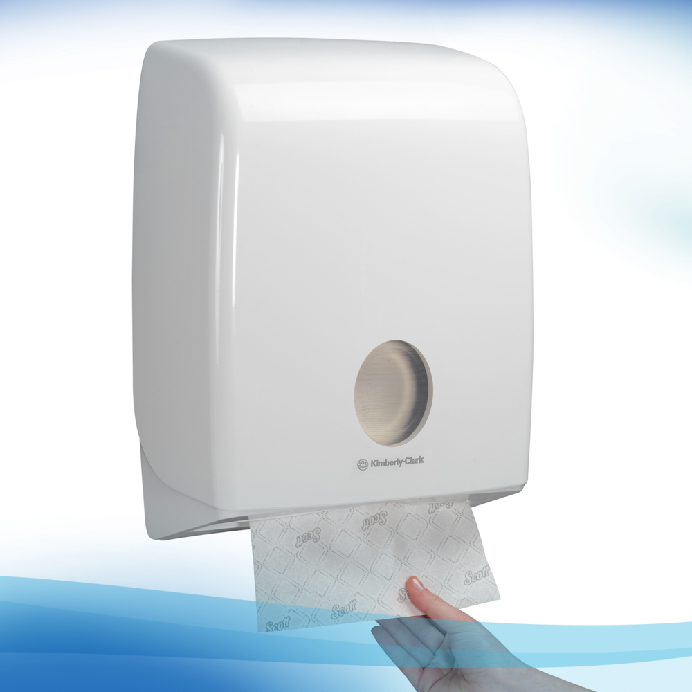 Scott® Essential™ Hand Towels 6656 - Narrow-Fold Paper Hand Towels - 12 Clips x 340 White Paper Towels (4,080 Total) - 6656