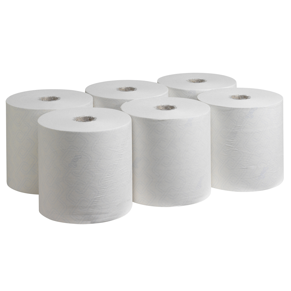 Scott® Control™ Rolled Hand Towels 6622 - 6 x 300m white, 1 ply rolls - 6622