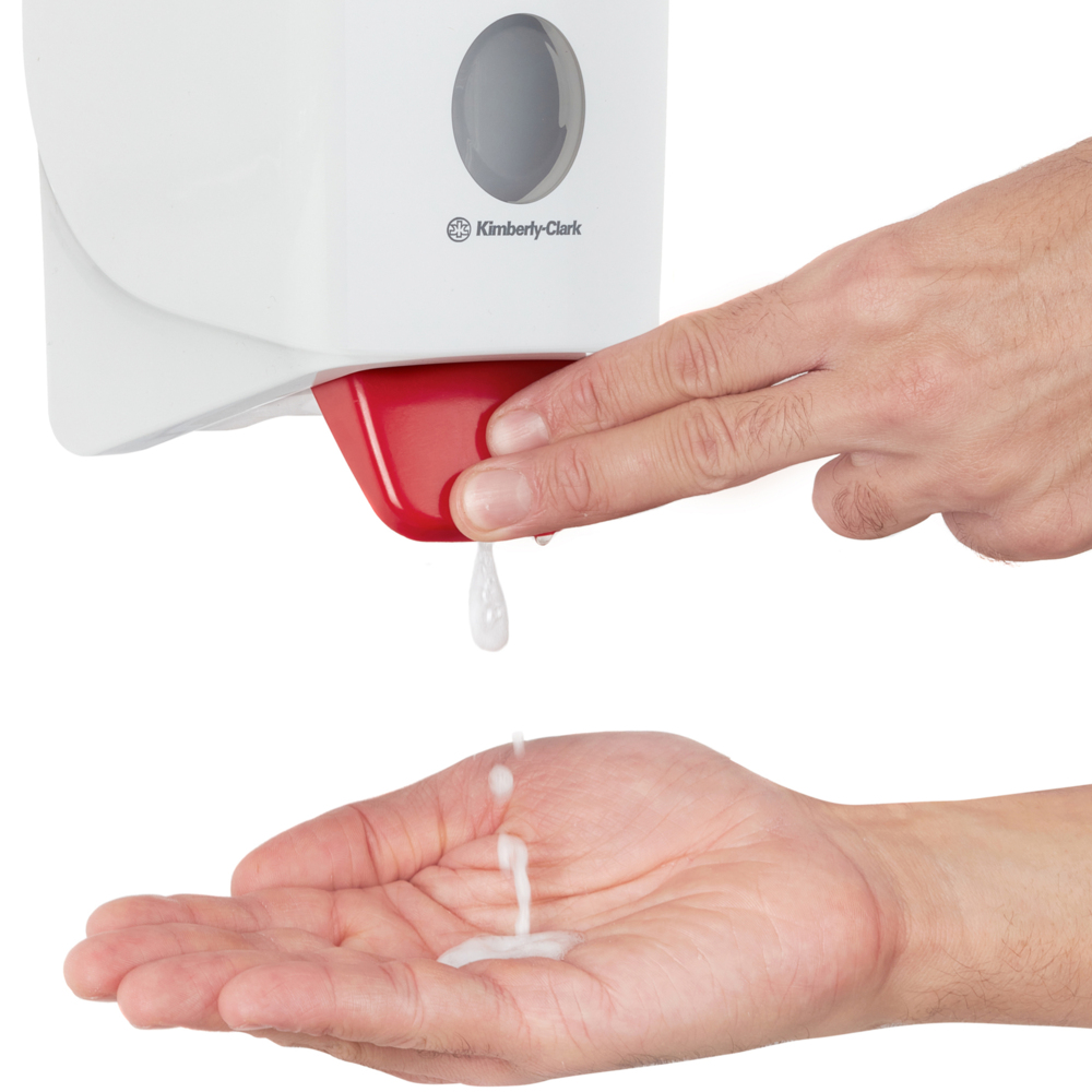 Scott® Control™ Alcohol Foam Hand Sanitiser 6392 -  6 x 1 Litre Clear Hand Sanitiser Refills (6 Litre total) - 6392